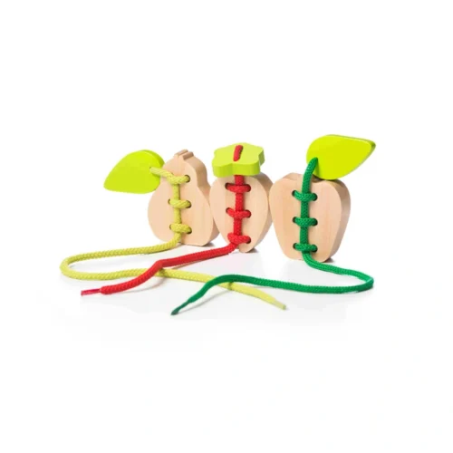 Cubika Constrói o Teu Fruto - Brinquedo de Madeira, 9 peças