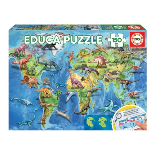 Educa 150 Mapa Mundo Dinossauros