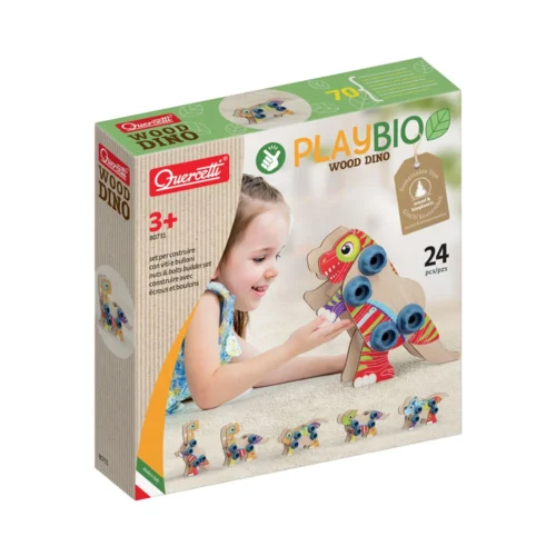 PLAYBIO Dinossauro Madeira 24 pcs