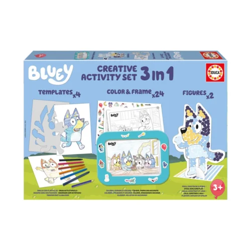 Educa Bluey 3 em 1 Atividades Criativas