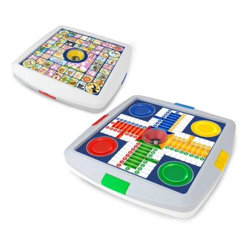 Jogo 2 em 1 Parchis e Jogo do Ganso