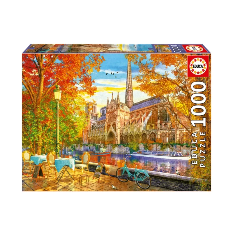 Puzzle 1000 peças Outono em Notre-Dame Educa