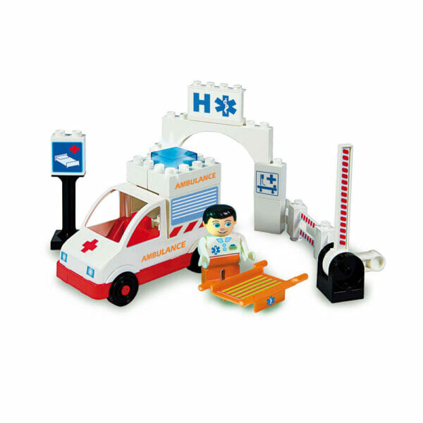 Ambulância 19 Peças Encaixe