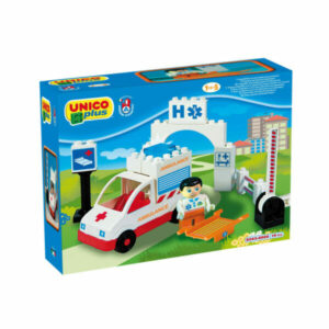 Ambulância 19 Peças Encaixe