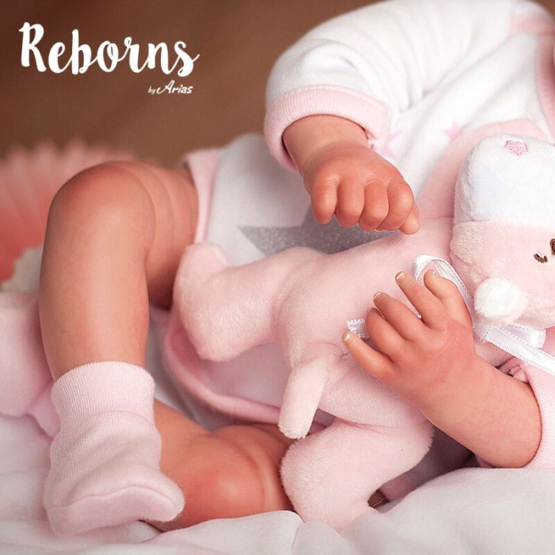 AR98035_2 Arias Reborns 40 cm Gala com Manta e Peluche