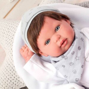 Arias Reborns 45 cm Alejandro com Manta