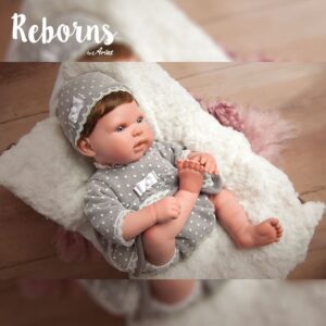 Arias Reborns 45 cm Lucia com Almofada de Pêlo