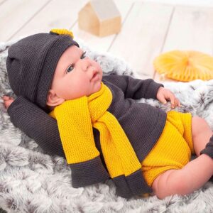 AR98054_3 Arias Reborns 40 cm Hugo com Manta e Peluche