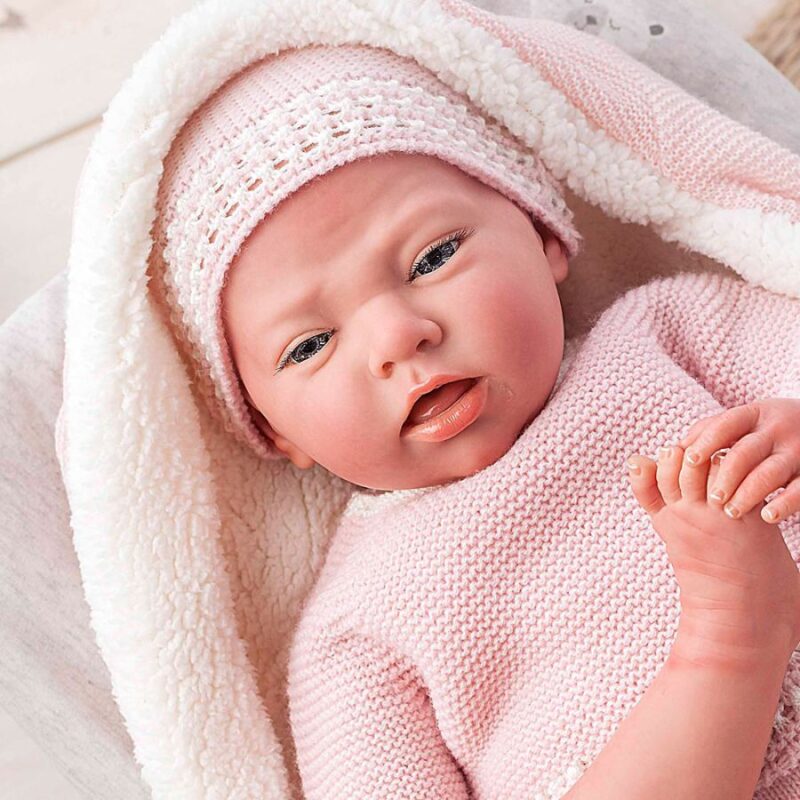 Arias Reborns 40 cm Laura com Manta e Peluche