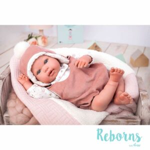 Arias Reborns 45 cm Gael com Manta e Peluche Sons