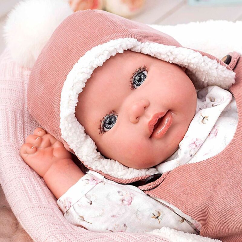 Arias Reborns 45 cm Gael com Manta e Peluche Sons