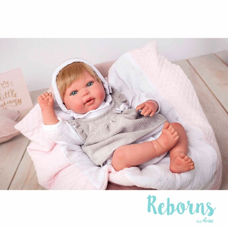 AR98066_1 Arias Reborns 45 cm Emma com Manta e Peluche