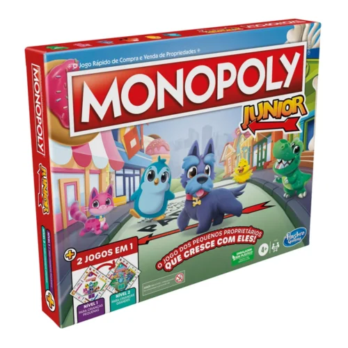 b86af15dfdf32b2ad9b880fe33d0aae1.large Jogo Hasbro Monopoly Junior