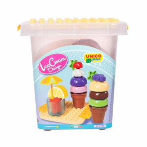 Balde com 25 Peças Construção Gelados