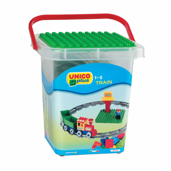 Balde Comboio Peças Encaixe