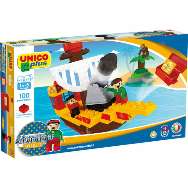 Barco de Piratas 100 Peças