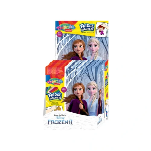 Conj. 4 Magnéticos 2 Sort. Colorino Frozen II DIS 12 pcs