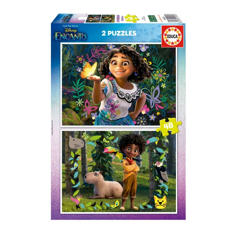 2x Puzzles 48 peças Encanto Disney