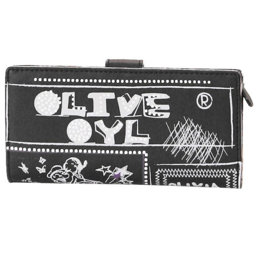 BEL11579-1P Carteira Grande Olívia Palito Preta