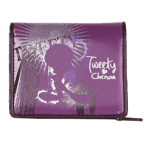 BEL18349-2R Carteira Doc Roxa Tweety