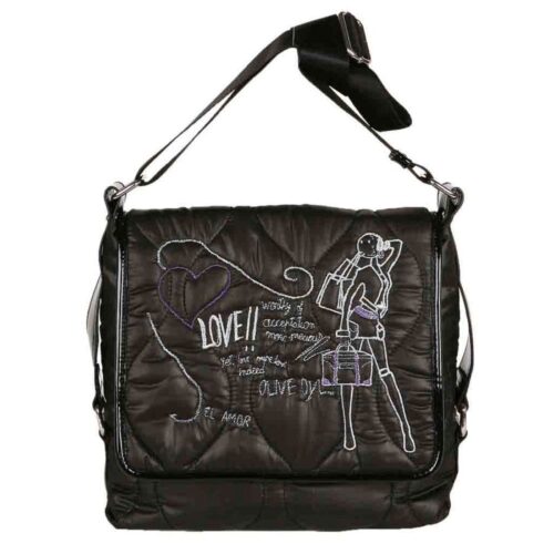 Saco Tiracolo Preto Olívia