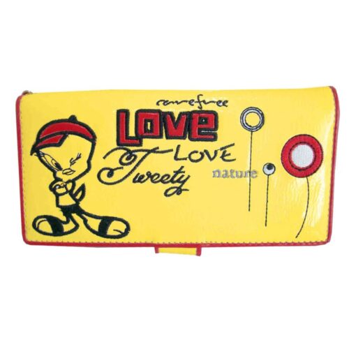 BEL9719-1A Carteira Grande Tweety Amarela