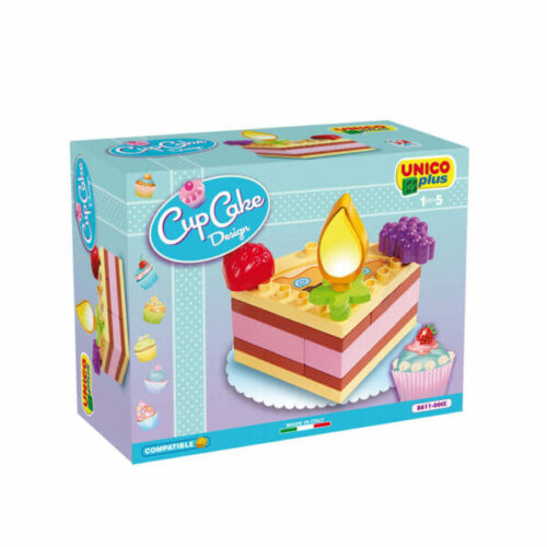 Bolo Aniversário Cup Cake Design 14 pcs
