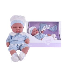 Boneca Amorosa 25 cm Perfumada Azul