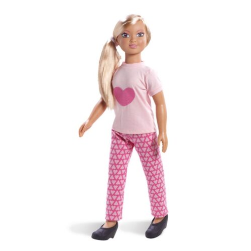 Boneca Lisa 87 cm Calças Rosas