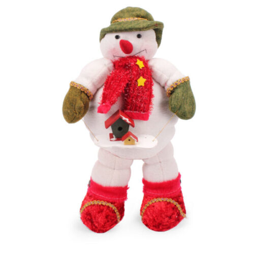 boneco-de-neve-decorativo-com-casinha-preta Boneco de Neve Decorativo com Casinha Preta