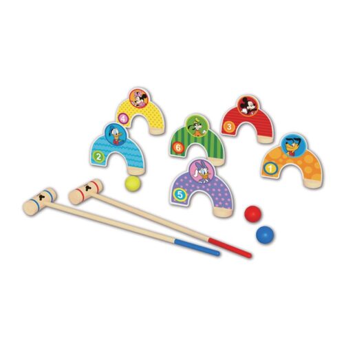 BTY045 Jogo Madeira Croquet 11 pcs Disney