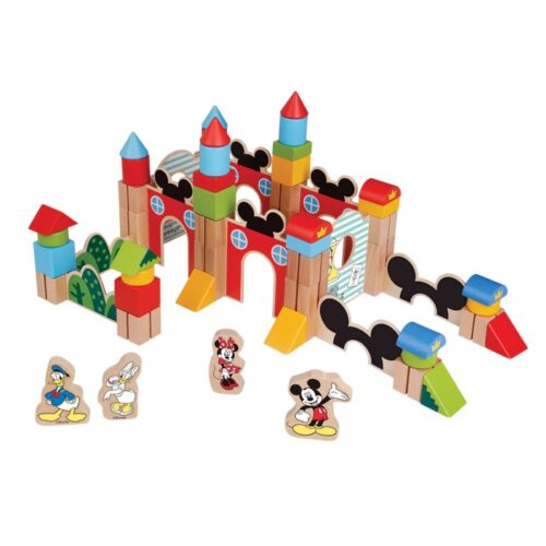 Blocos Madeira Deluxe 60 pcs Disney