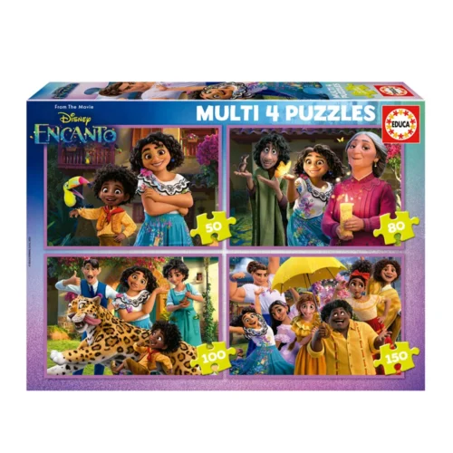 4x Puzzles Progressivos Disney Encanto