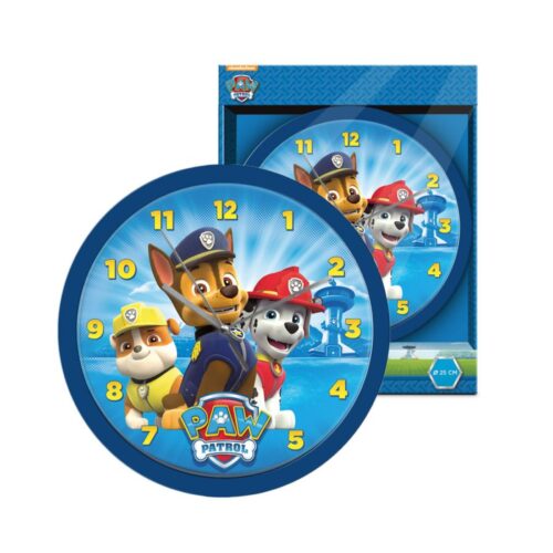 Relógio Azul D25Cm Paw Patrol
