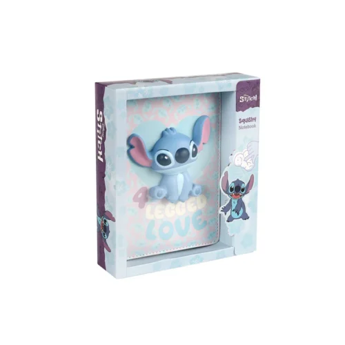 Caderno B6 Squishy 3D Amor Stitch Love