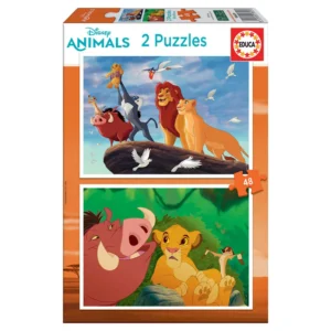 ce5993d7dd45bf0efdf3622310f4eb85.large 2x Puzzles 48 peças O Rei Leão