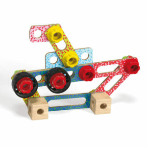 Construção Madeira Tecno Kit 52 pcs