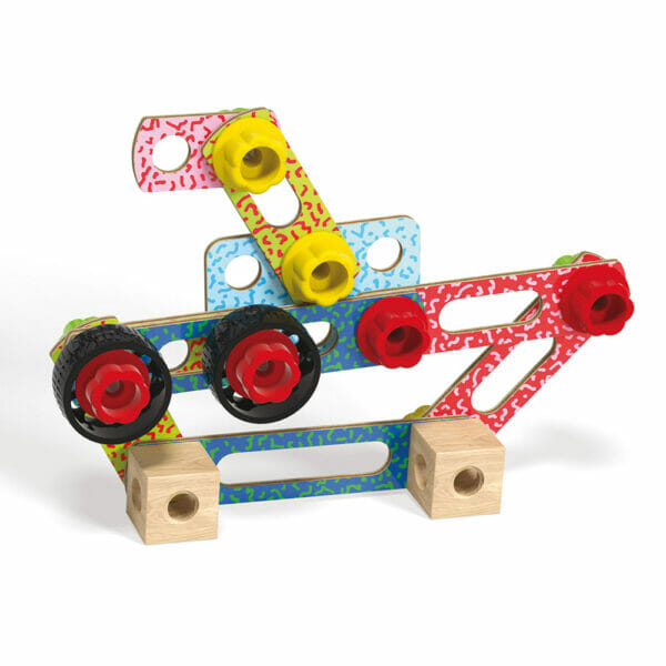 Construção Madeira Tecno Kit 52 pcs