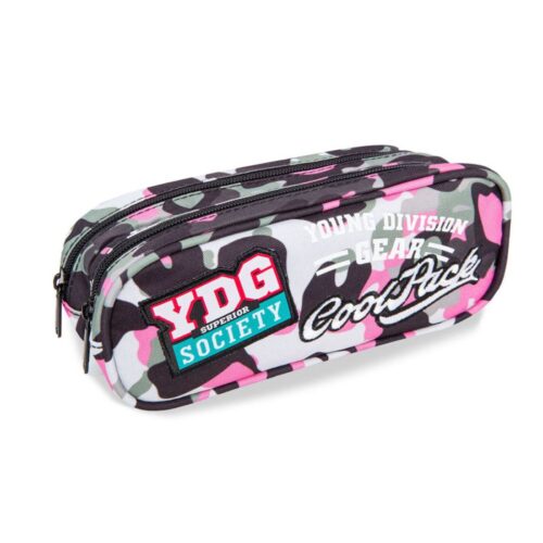 Clever Badges Estojo Camo Pink