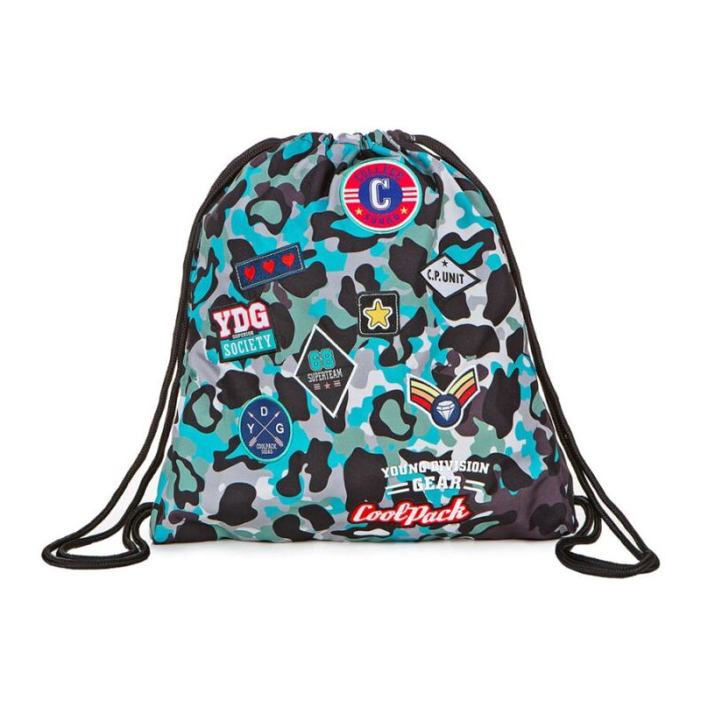 CPA73113 Sprint Badges Saquinho Camo Blue