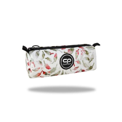 Porta Lápis Tube Vintage Feather White