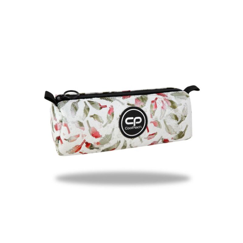 Porta Lápis Tube Vintage Feather White