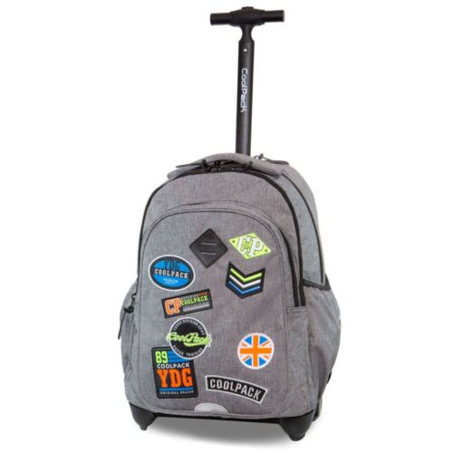 Junior Badges Mochila Trolley Grey