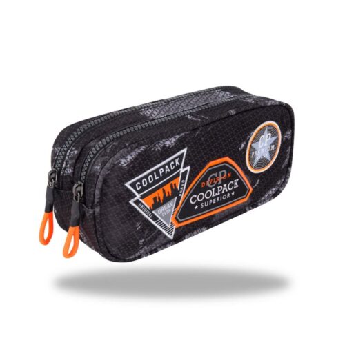 Porta Lápis Triplo Duke Badges B Black