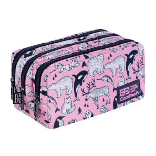 Porta Lápis Triplo Primus Pink Ocean