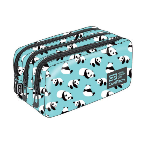 Porta Lápis Triplo Primus Pandas