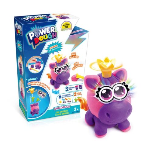 Power Dough Unicórnios Mágicos Plasticina