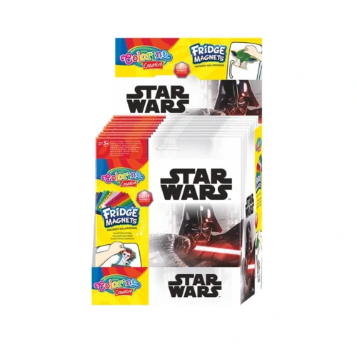 Conj. 4 Magnéticos 2 Sort. Colorino Star Wars DIS 12 pcs