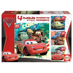 dd4c30bd5cbf1bf45b480801618bb920.large 4x Puzzles Progressivos Cars 2