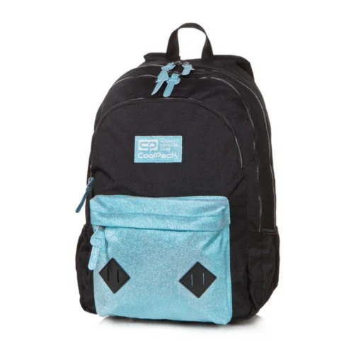 Hippie Mochila Blue Glitter